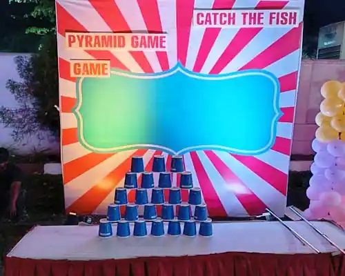pyramid game stall on hire in hyderabad