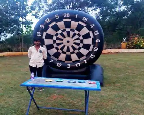 inflatable dart game stall in mumbai