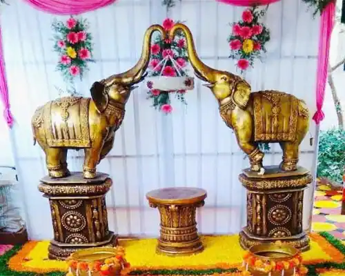 elephent mangala snanam setup in Vijayawada