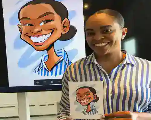 digital caricature in Bhimavaram