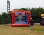 inflatable basket ball game stall on hire in hyderabad
