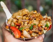 chaat live stall in delhi